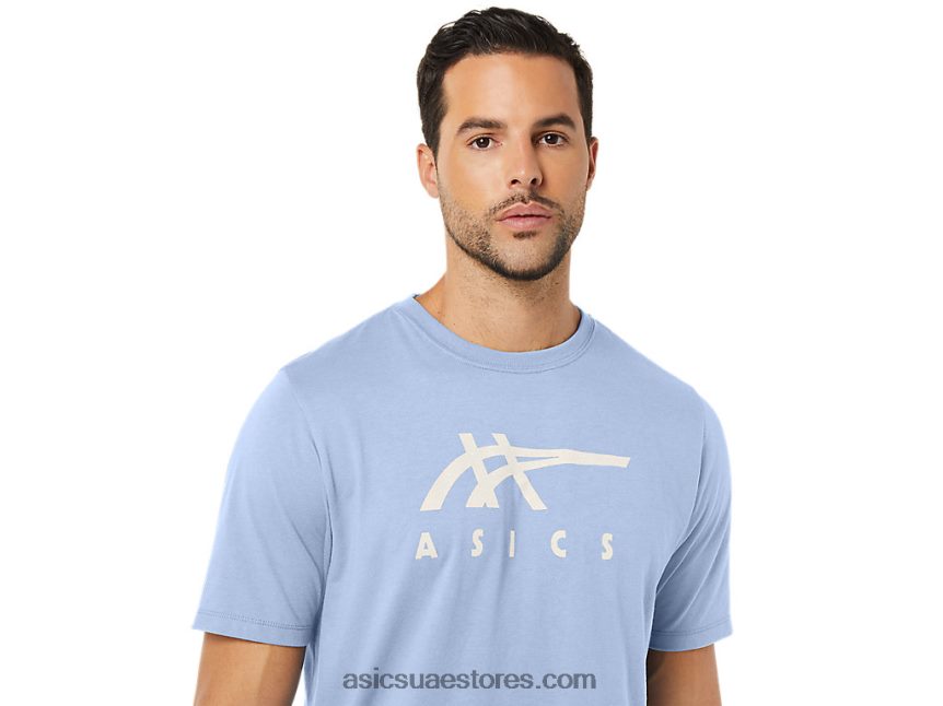Asics سماء ناعمة كم قصير شريطية 2N24DJ28