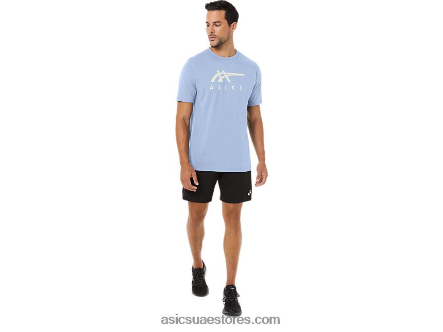 Asics سماء ناعمة كم قصير شريطية 2N24DJ28