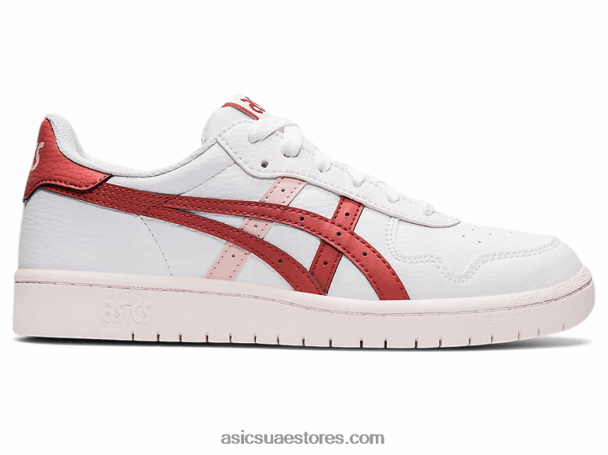 Asics طوب أبيض / أحمر اليابان اس 2N24DJ2904