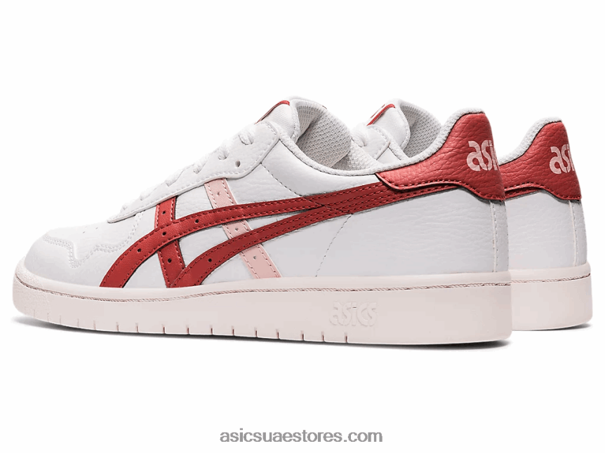 Asics طوب أبيض / أحمر اليابان اس 2N24DJ2904