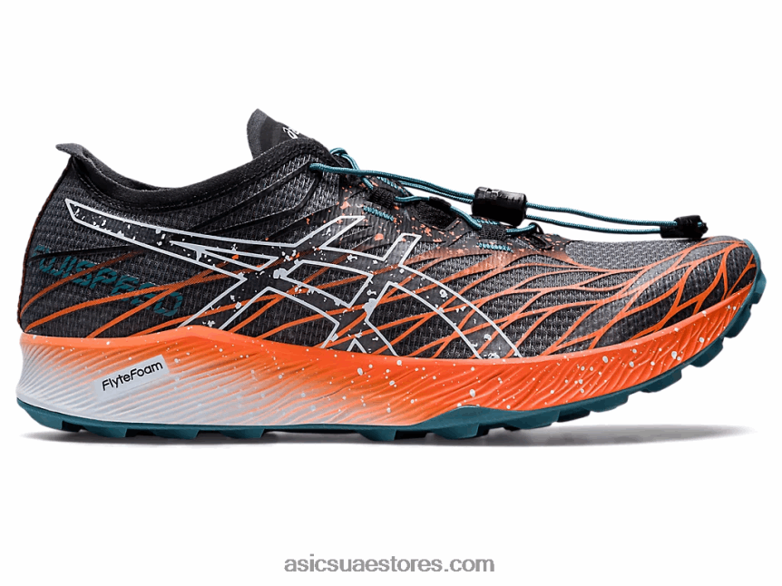Asics أسود / نوفا برتقالي فوجيسبيد 2N24DJ2906