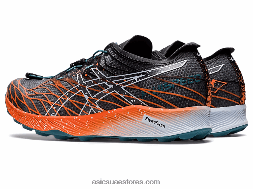Asics أسود / نوفا برتقالي فوجيسبيد 2N24DJ2906