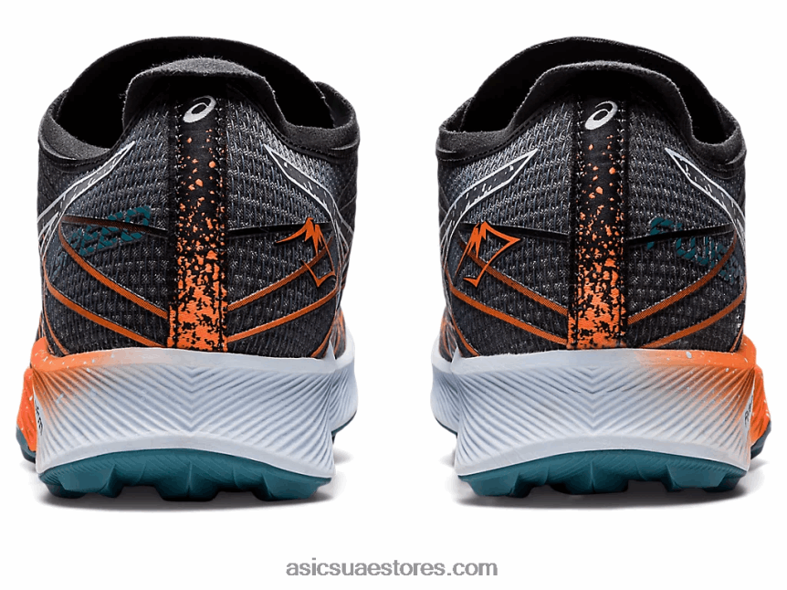 Asics أسود / نوفا برتقالي فوجيسبيد 2N24DJ2906