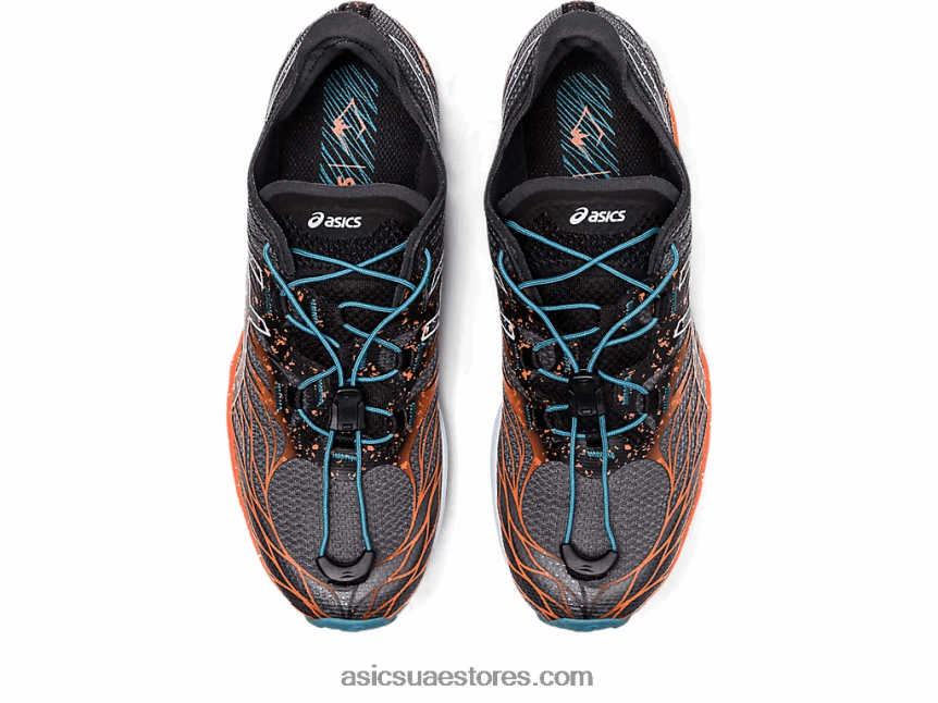 Asics أسود / نوفا برتقالي فوجيسبيد 2N24DJ2906