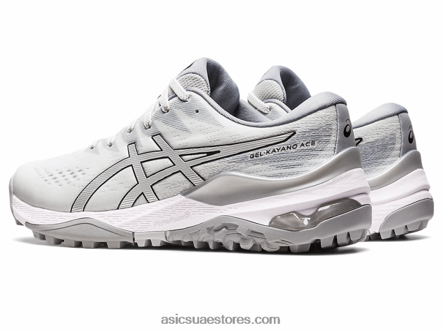 Asics الرمادي الجليدي / الفضة النقية جيل كايانو ايس واسع 2N24DJ292