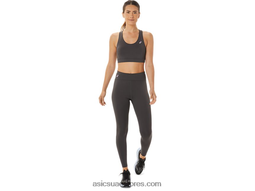 Asics سبج رمادي المرأة عبر الظهر حمالة الصدر 2N24DJ2956