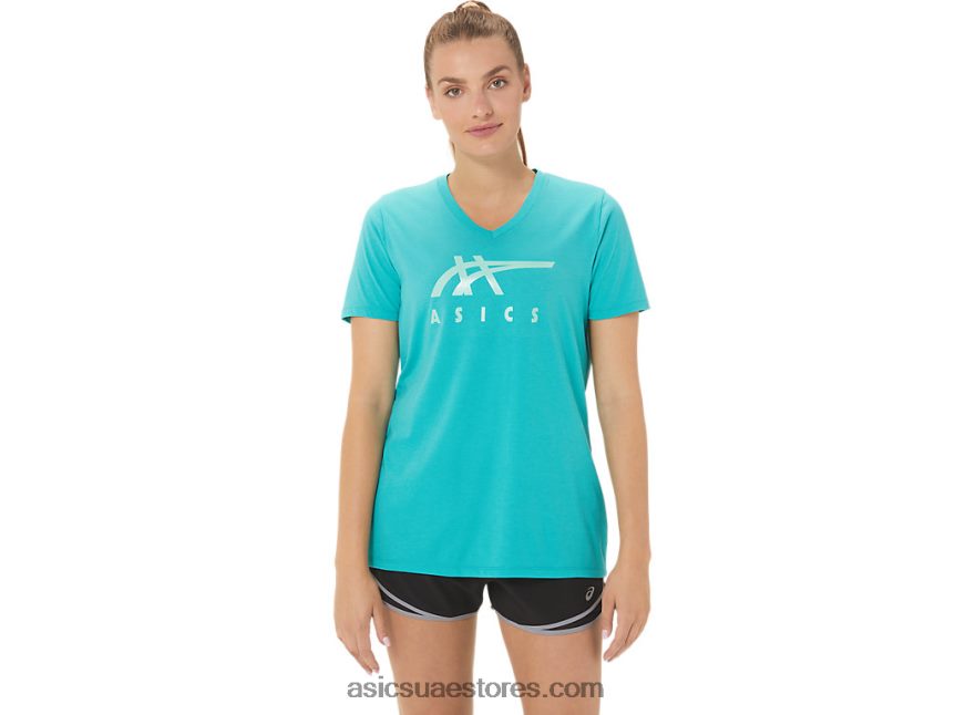 Asics نظارات سباحة مخطط للمرأة الخامس الرقبة 2N24DJ2970