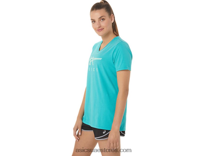 Asics نظارات سباحة مخطط للمرأة الخامس الرقبة 2N24DJ2970