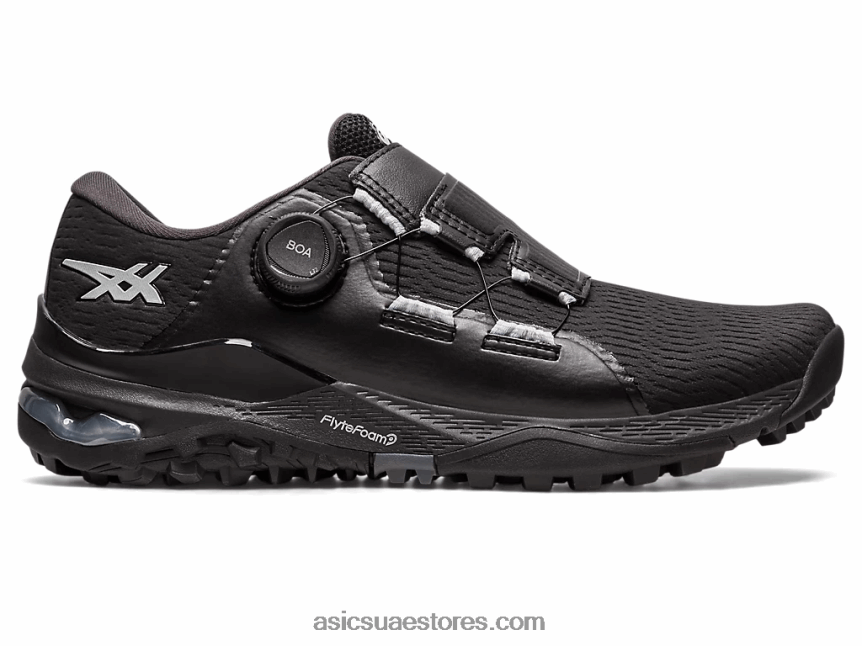 Asics أسود / فضي نقي جل كايانو ايس بوا 2N24DJ302