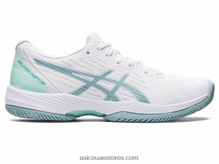 Asics أبيض / دخان أزرق حل سريع وما يليها 2N24DJ3022