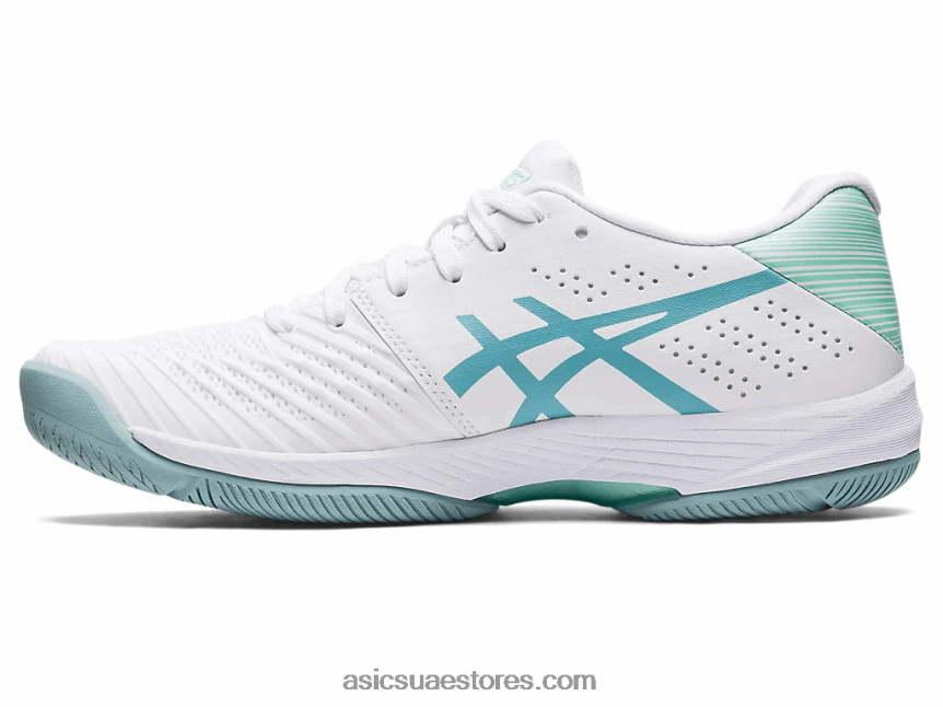 Asics أبيض / دخان أزرق حل سريع وما يليها 2N24DJ3022