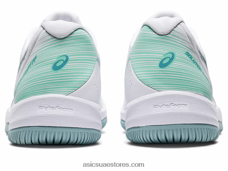 Asics أبيض / دخان أزرق حل سريع وما يليها 2N24DJ3022
