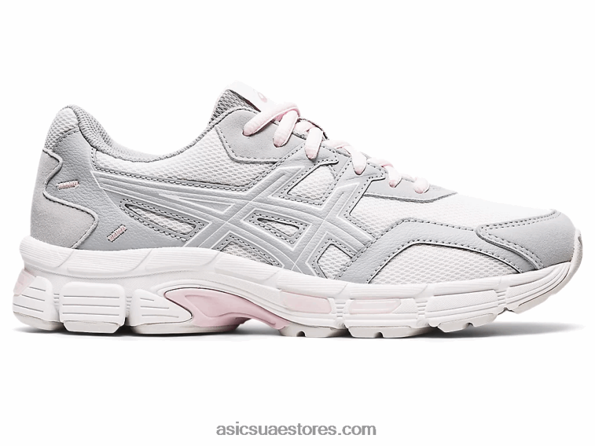 Asics أبيض / رمادي بيدمونت جل هرول ماك 2N24DJ3082