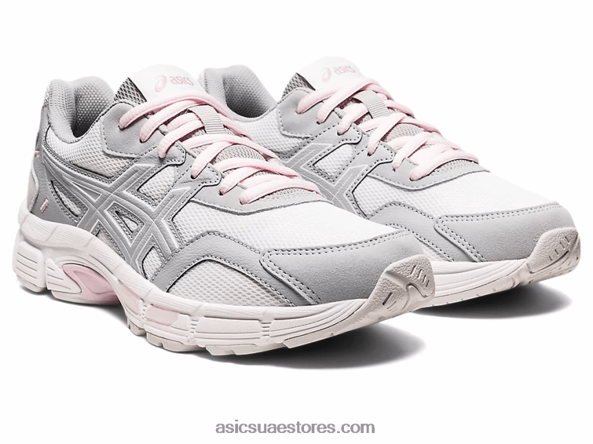 Asics أبيض / رمادي بيدمونت جل هرول ماك 2N24DJ3082