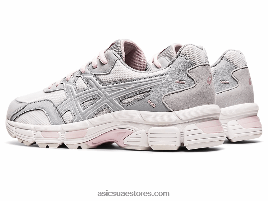 Asics أبيض / رمادي بيدمونت جل هرول ماك 2N24DJ3082