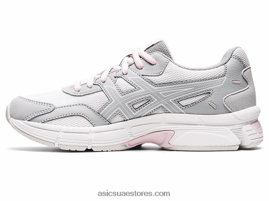 Asics أبيض / رمادي بيدمونت جل هرول ماك 2N24DJ3082