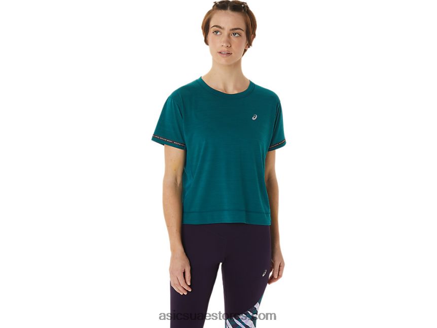 Asics الصنوبر المخملي أعلى محصول سباق النساء 2N24DJ3091