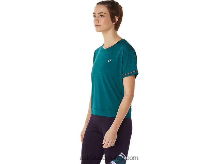 Asics الصنوبر المخملي أعلى محصول سباق النساء 2N24DJ3091