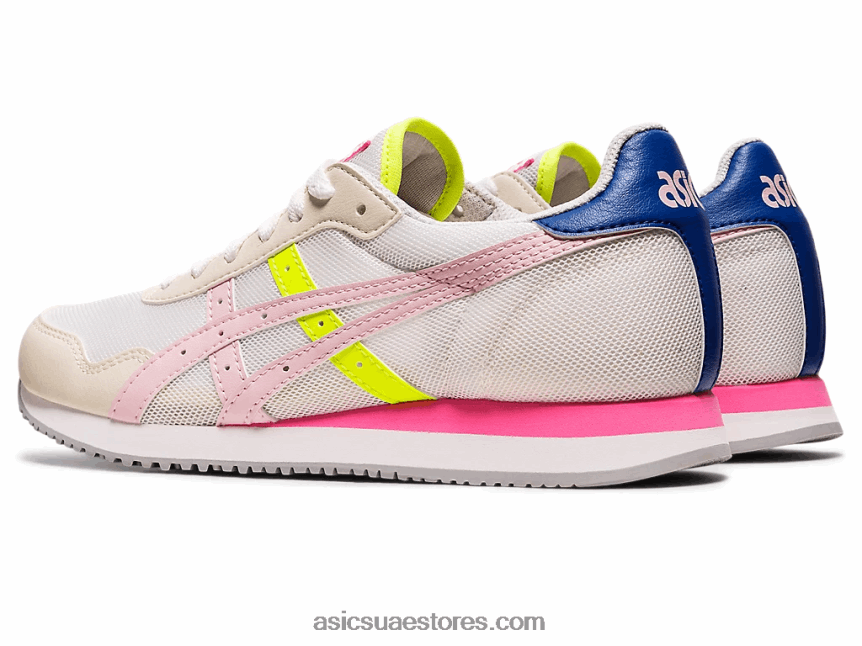 Asics حلوى بيضاء / قطن عداء النمر 2N24DJ3141