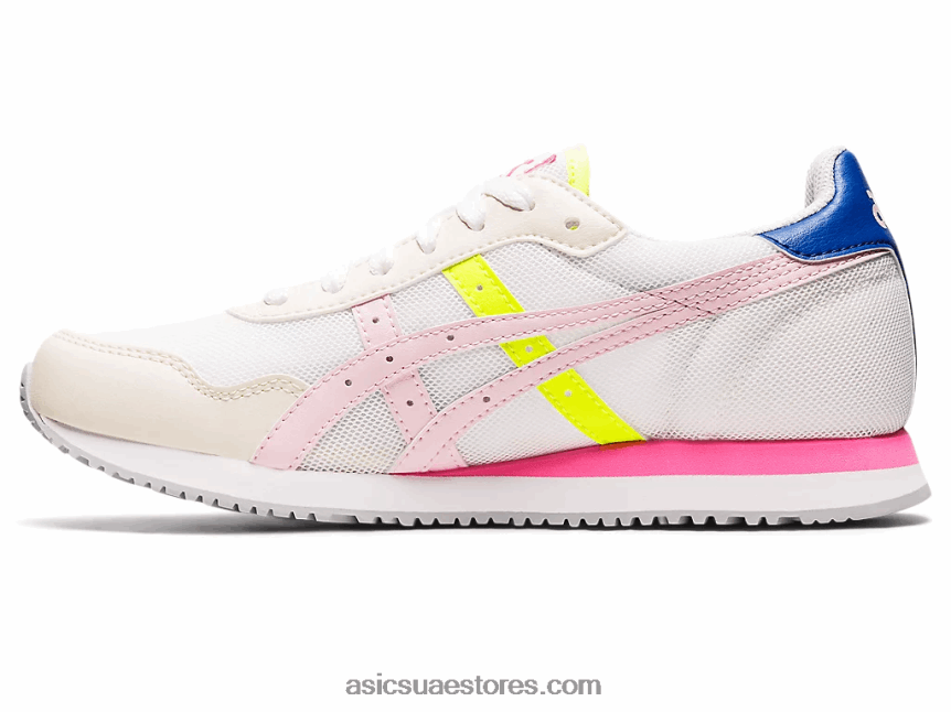 Asics حلوى بيضاء / قطن عداء النمر 2N24DJ3141