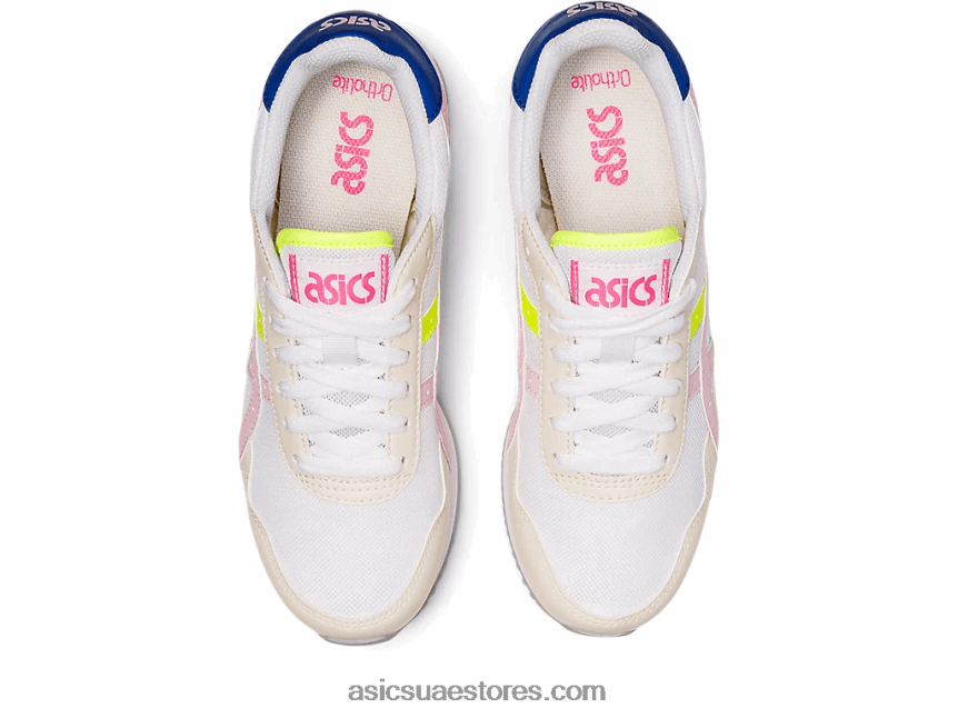 Asics حلوى بيضاء / قطن عداء النمر 2N24DJ3141