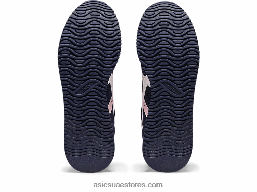 Asics معطف طاووس / أبيض عداء النمر 2N24DJ3147