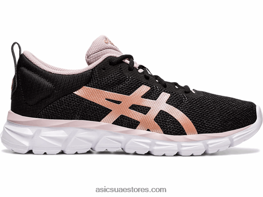 Asics أسود / ذهبي وردي هلام الكم لايت 2N24DJ3169