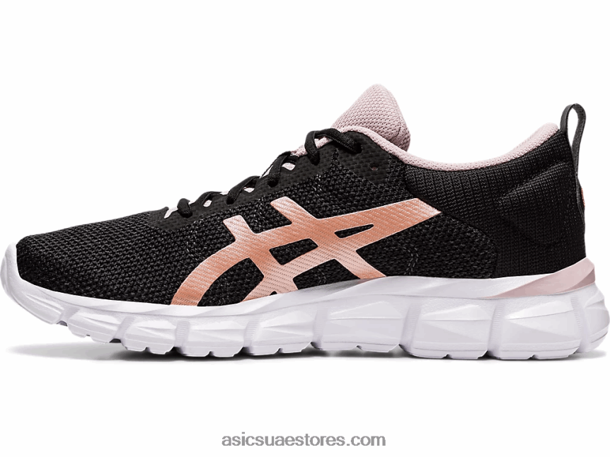 Asics أسود / ذهبي وردي هلام الكم لايت 2N24DJ3169