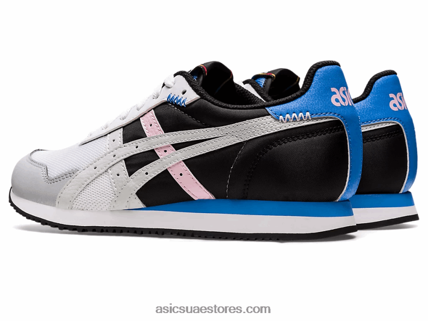 Asics أبيض / رمادي جليدي عداء النمر 2N24DJ3189