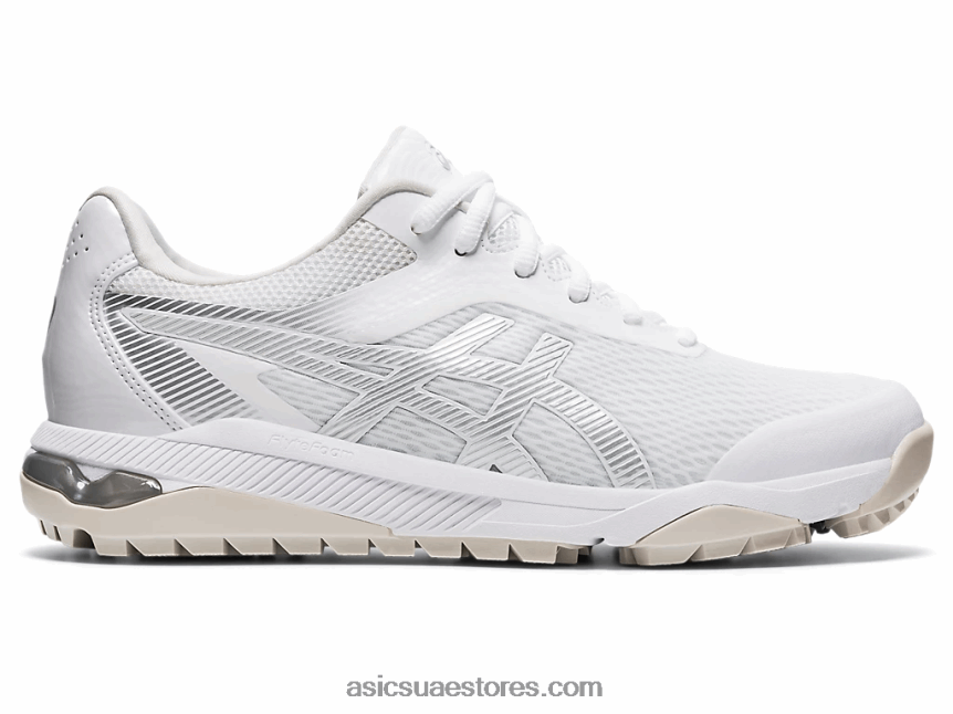 Asics أبيض / فضي نقي هلام بالطبع الآس 2N24DJ3251