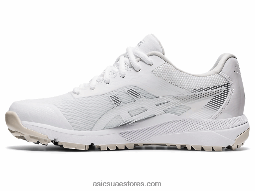 Asics أبيض / فضي نقي هلام بالطبع الآس 2N24DJ3251