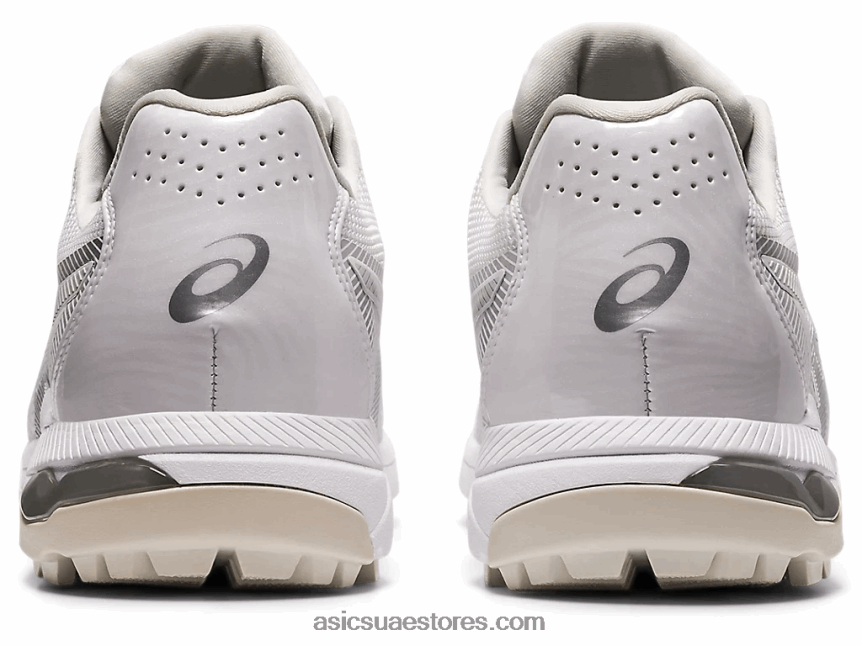 Asics أبيض / فضي نقي هلام بالطبع الآس 2N24DJ3251
