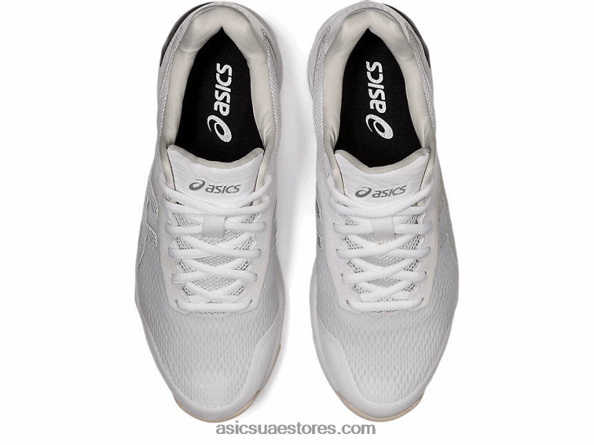 Asics أبيض / فضي نقي هلام بالطبع الآس 2N24DJ3251