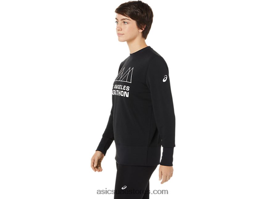 Asics أسود الأداء طاقم لام المرأة 2N24DJ3266