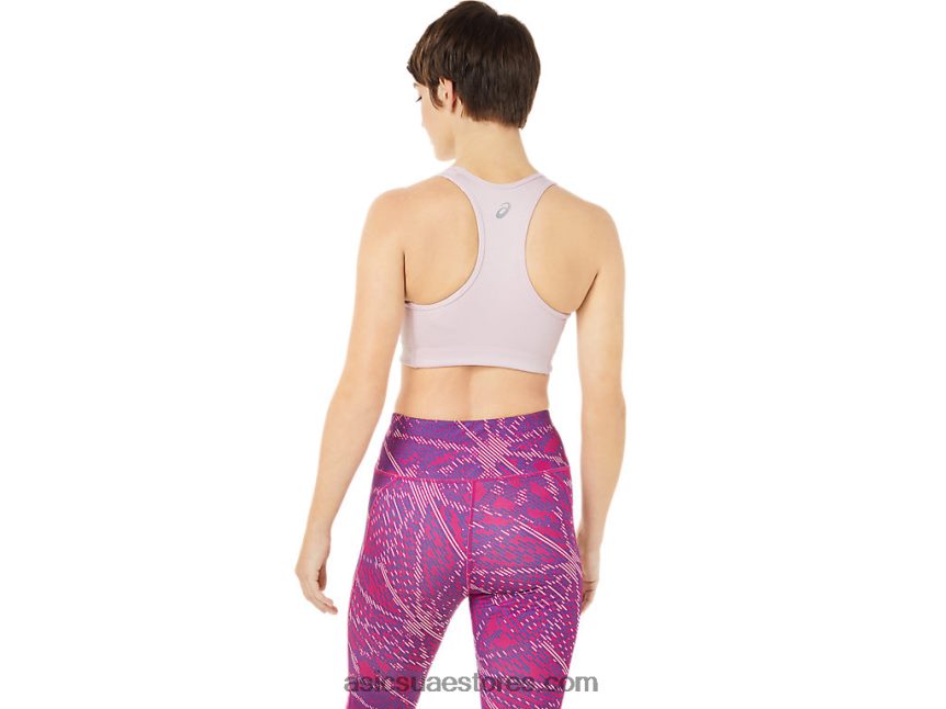 Asics بالكاد ارتفع / أحمر ضارب إلى الحمرة حمالة صدر نسائية مبطنة 2N24DJ3315