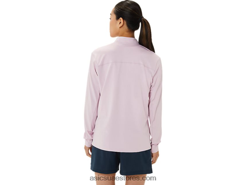 Asics بالكاد ارتفع / الأزرق الفرنسي المرأة الجاهزة نصف الرمز البريدي لام 2N24DJ3316