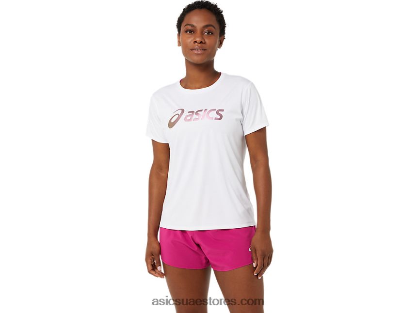 Asics أبيض لامع أعلى ساكورا المرأة 2N24DJ3325