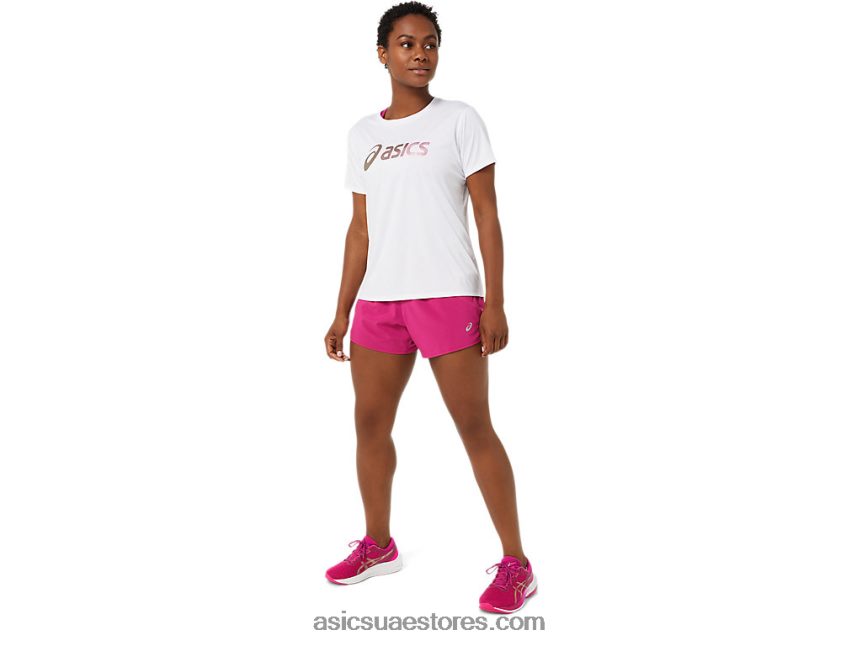 Asics أبيض لامع أعلى ساكورا المرأة 2N24DJ3325