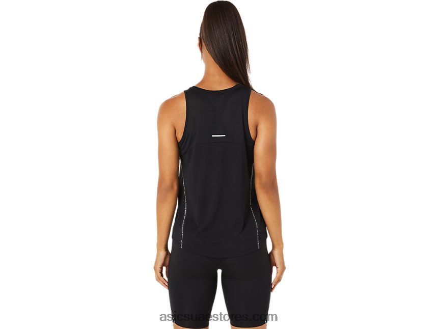Asics أسود الأداء خزان السباق للسيدات 2N24DJ3345