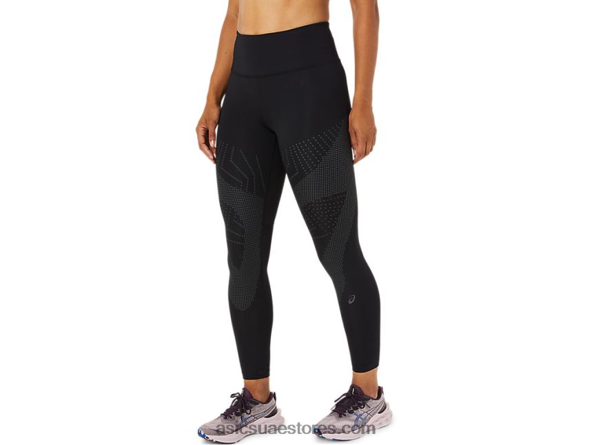 Asics أداء أسود / رمادي جرافيت توازن طريق المرأة ضيق 2N24DJ3347