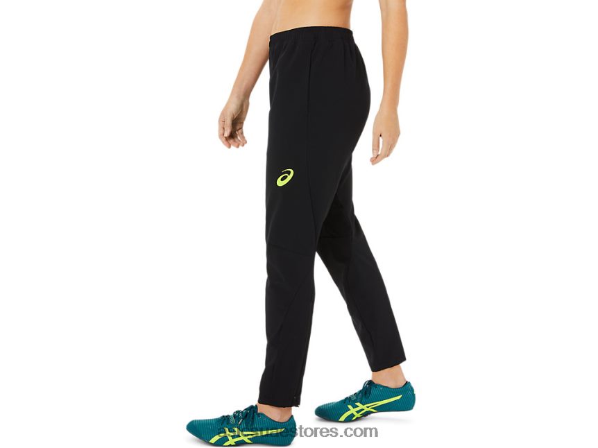Asics أسود الأداء بانت المنسوجة تمتد المرأة 2N24DJ3404