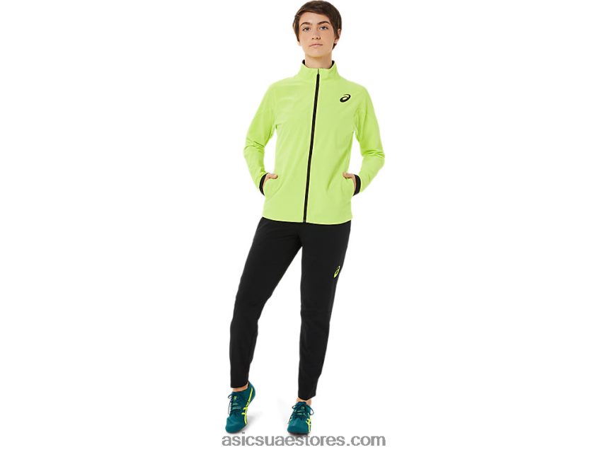 Asics أسود الأداء بانت المنسوجة تمتد المرأة 2N24DJ3404