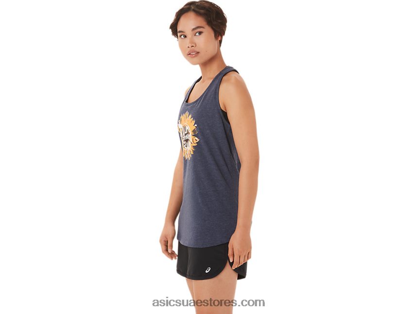 Asics هيذر الطاووس النساء يركضن حول ظهر سباق الشمس 2N24DJ3418