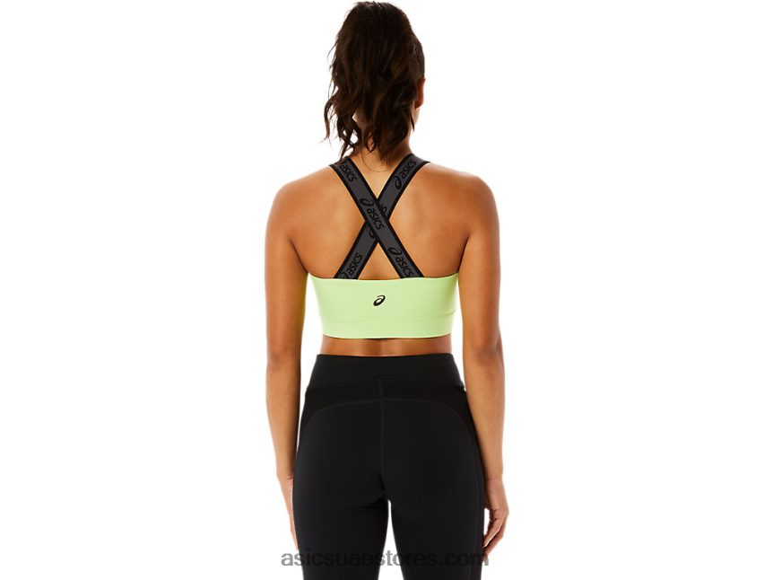 Asics ليمون اخضر حمالة صدر تناسب المرأة 2N24DJ3444