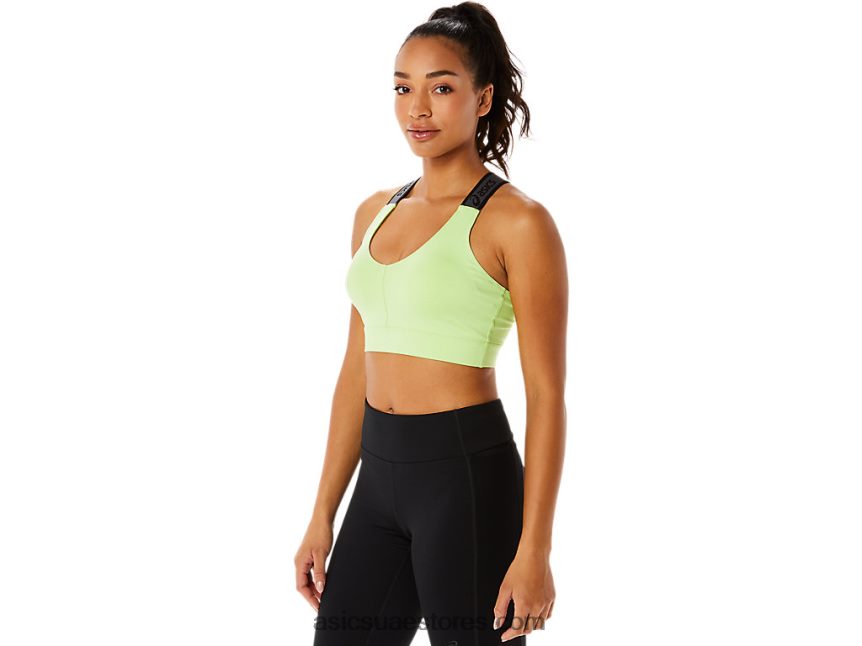 Asics ليمون اخضر حمالة صدر تناسب المرأة 2N24DJ3444