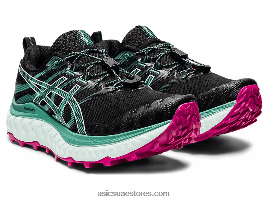 Asics أسود / بحر هادئ ترابوكو ماكس 2N24DJ3461