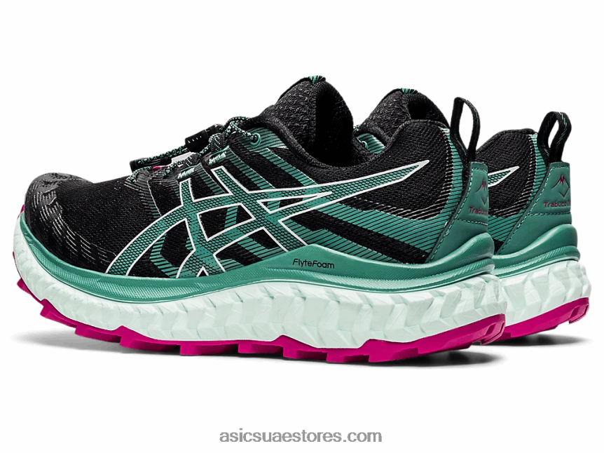 Asics أسود / بحر هادئ ترابوكو ماكس 2N24DJ3461