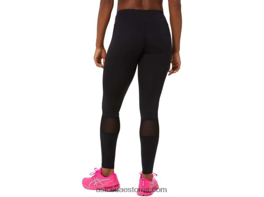 Asics أداء أسود / ليموني عرض المرأة الخفيف ضيق 2N24DJ3484