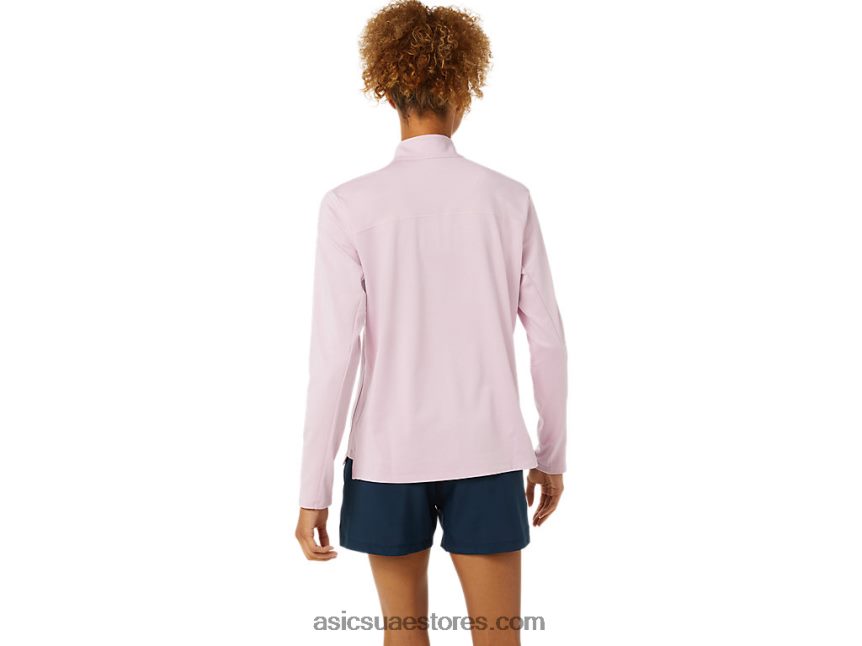 Asics بالكاد ارتفع / الأزرق الفرنسي نصف مضغوط جاهز للسيدات 2N24DJ3496