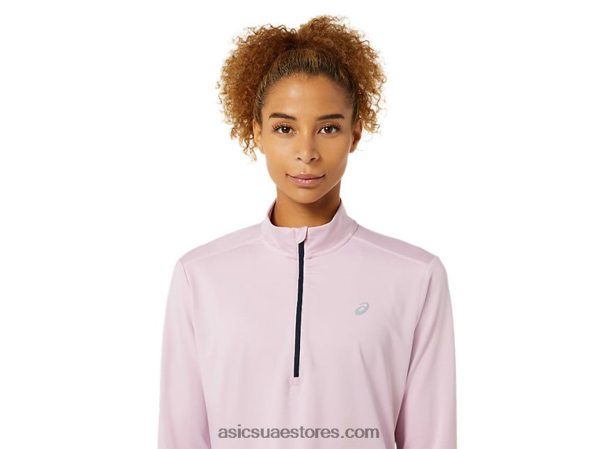 Asics بالكاد ارتفع / الأزرق الفرنسي نصف مضغوط جاهز للسيدات 2N24DJ3496